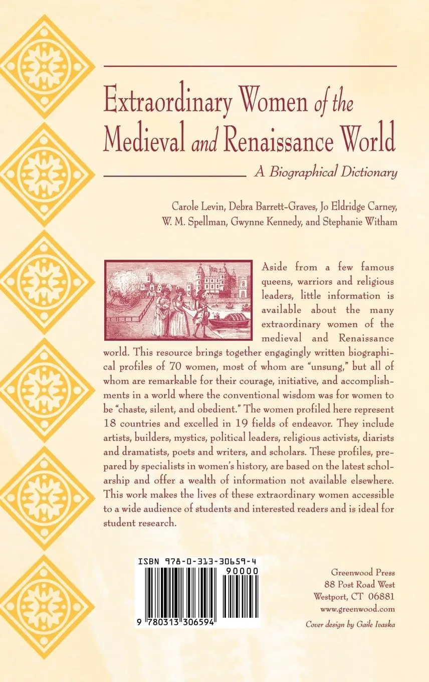 Rückseite: 9780313306594 | Extraordinary Women of the Medieval and Renaissance World | Buch