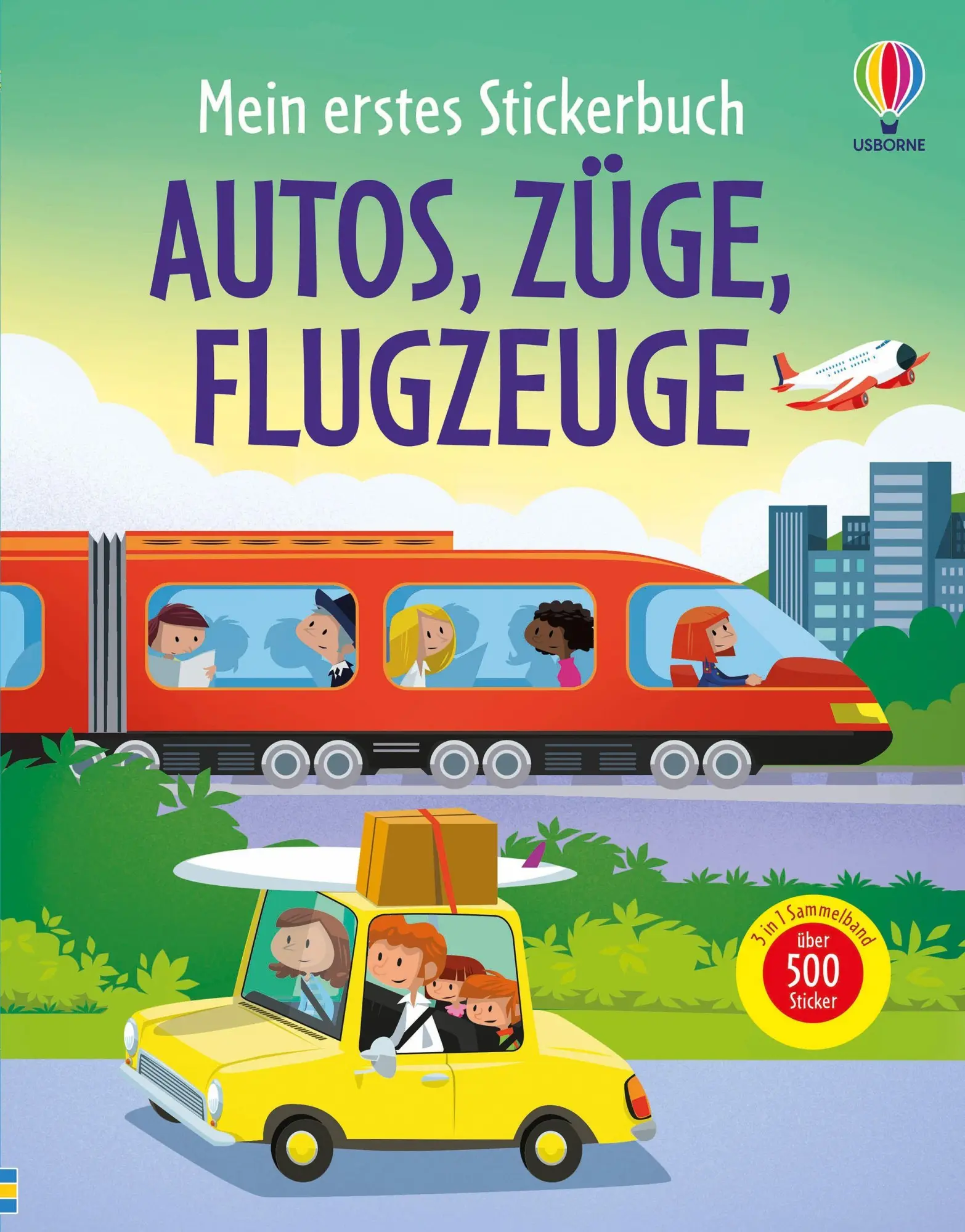 Cover: 9781035706594 | Mein erstes Stickerbuch: Autos, Züge, Flugzeuge | Sam Taplin (u. a.)
