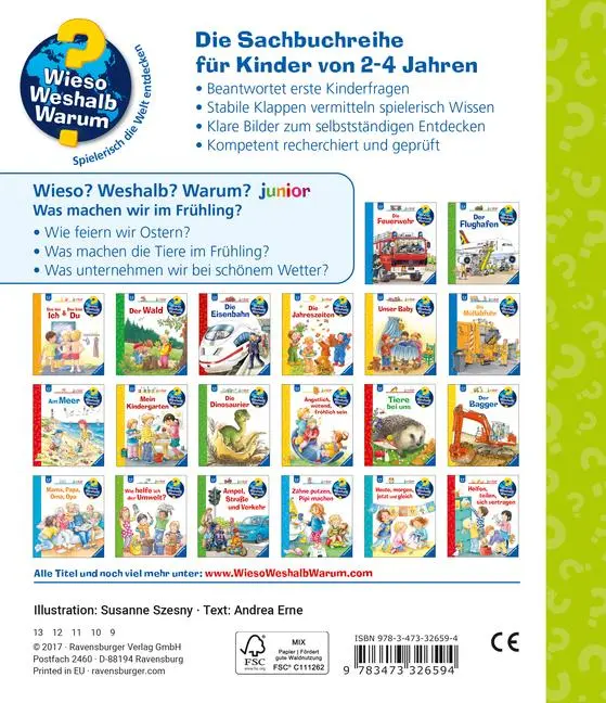 Bild: 9783473326594 | Wieso? Weshalb? Warum? junior, Band 59: Was machen wir im Frühling?