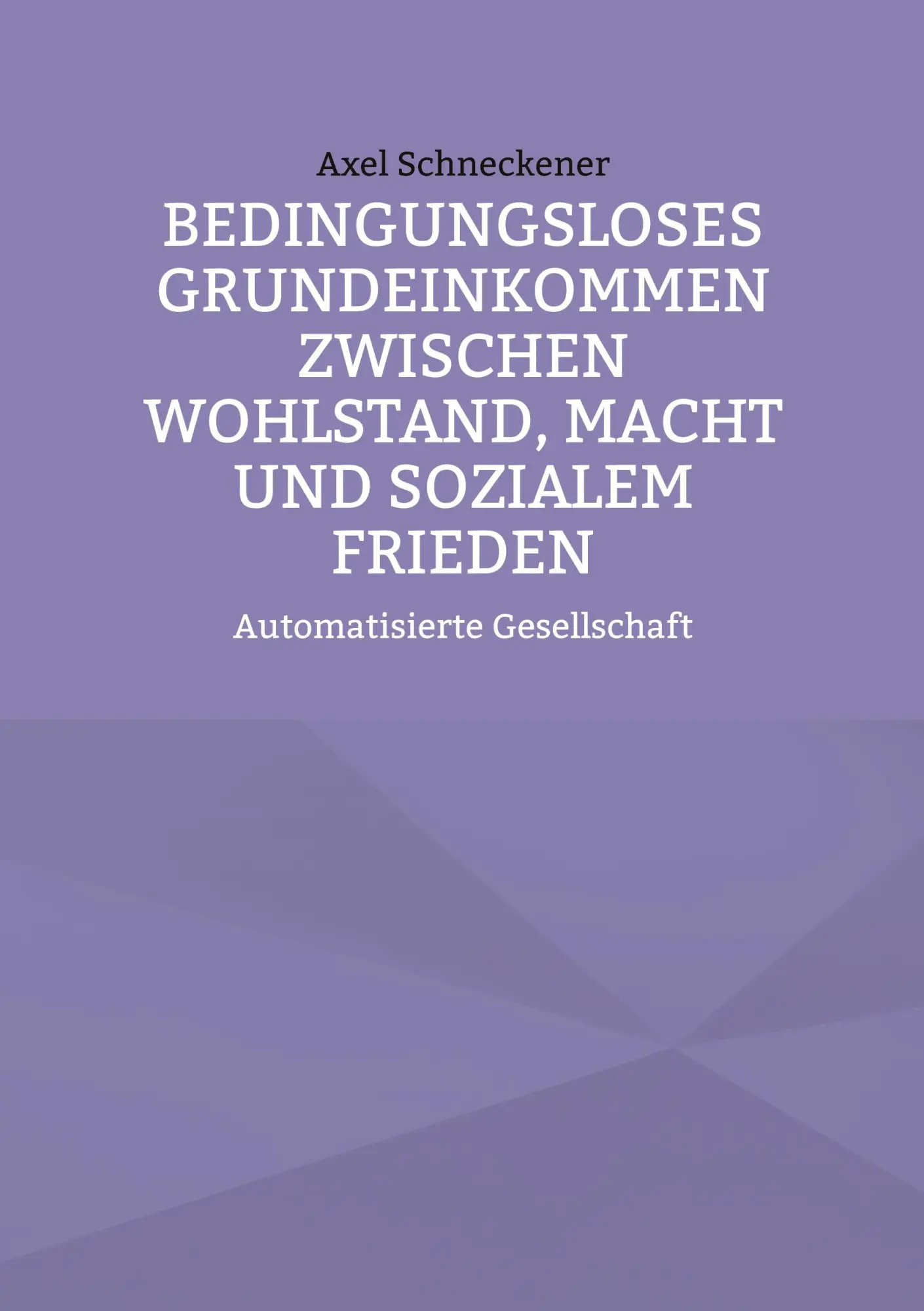 Cover: 9783695706594 | Bedingungsloses Grundeinkommen zwischen Wohlstand, Macht und...