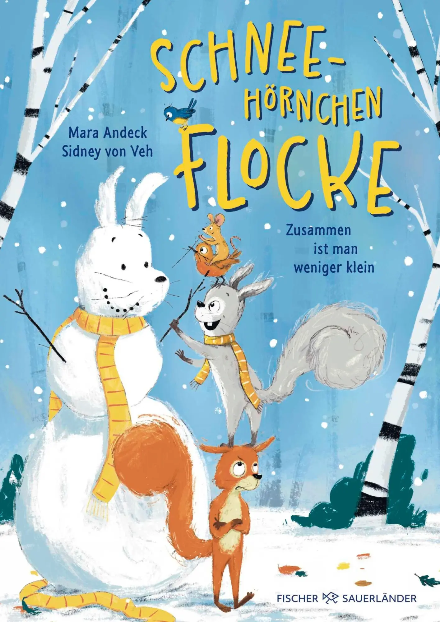 Cover: 9783737376594 | Schneehörnchen Flocke - Zusammen ist man weniger klein | Mara Andeck