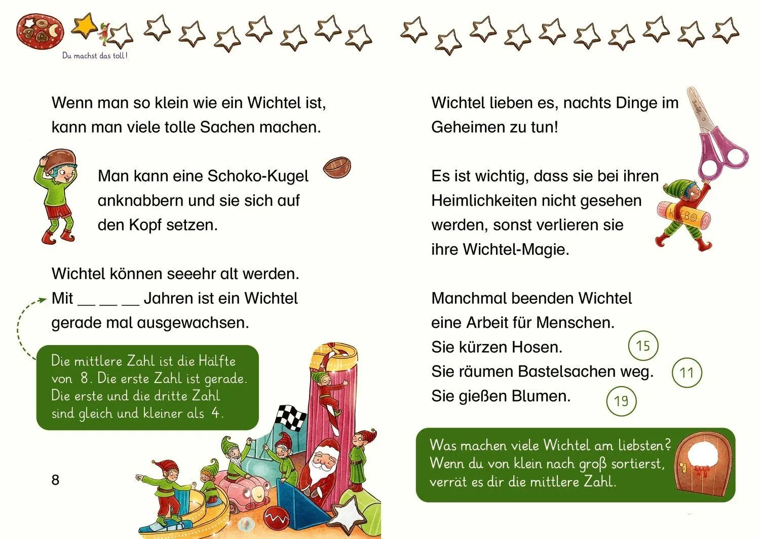 Bild: 9783751206594 | 101 Wichtel ziehen ein! | Wort + Zahl = genial! Level 1 | Bogen | Buch