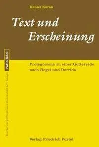 Cover: 9783791736594 | Text und Erscheinung | Daniel Kuran | Taschenbuch | ratio fidei | 2026