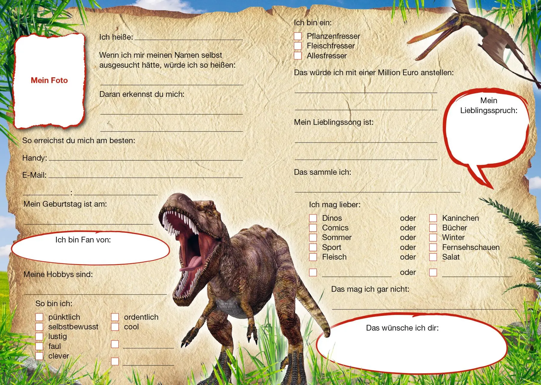 Bild: 9783833236594 | Dinosaurier: Freundebuch | Panini | Buch | 72 S. | Deutsch | 2018