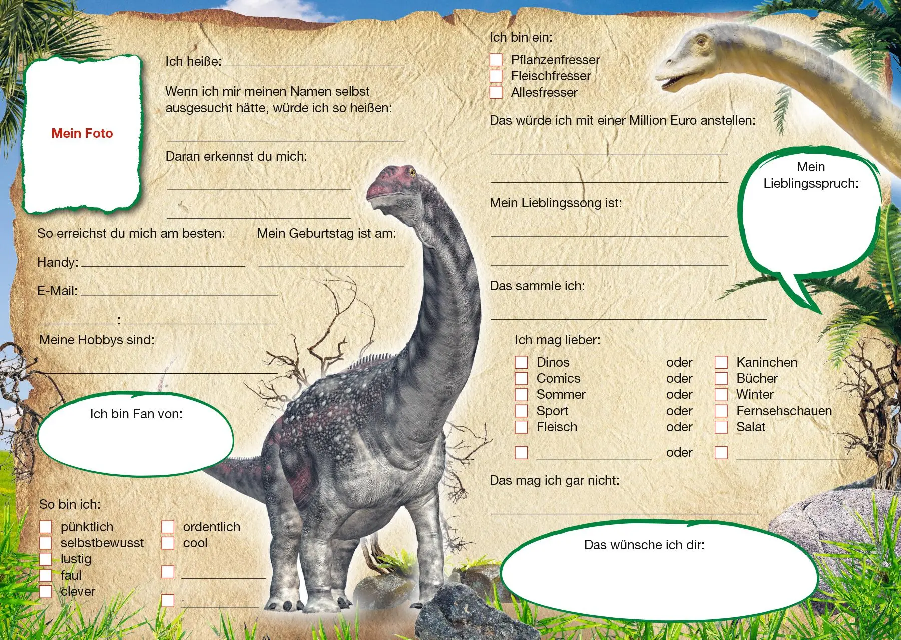 Bild: 9783833236594 | Dinosaurier: Freundebuch | Panini | Buch | 72 S. | Deutsch | 2018