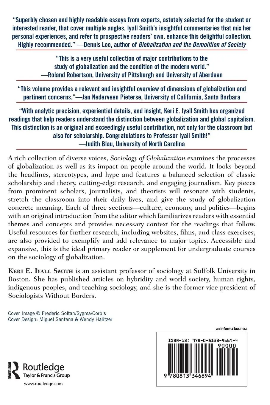 Rückseite: 9780813346694 | Sociology of Globalization | Cultures, Economies, and Politics | Smith