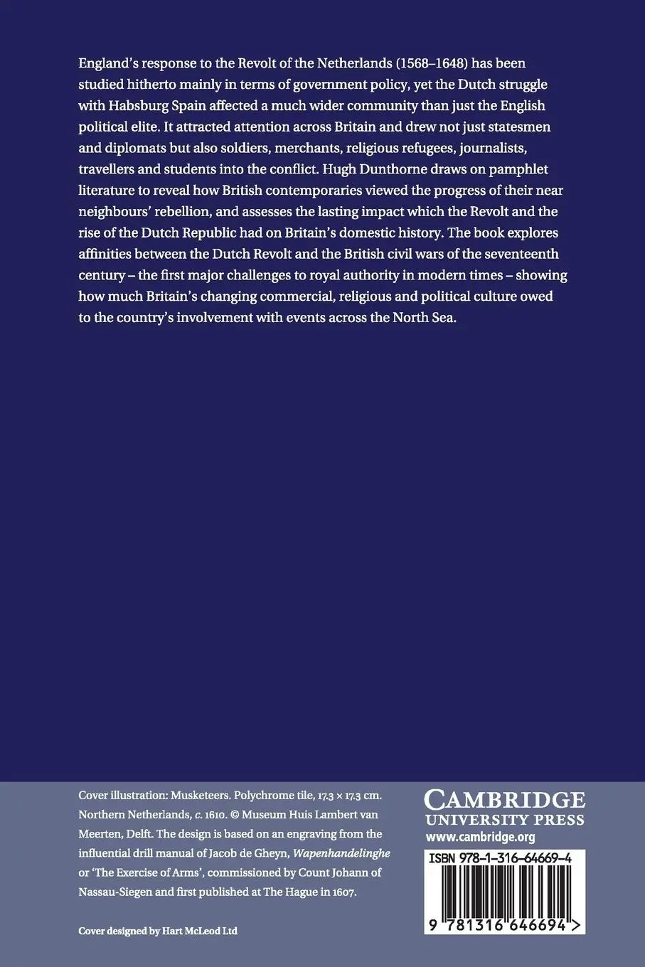Rückseite: 9781316646694 | Britain and the Dutch Revolt 1560-1700 | Hugh Dunthorne | Taschenbuch