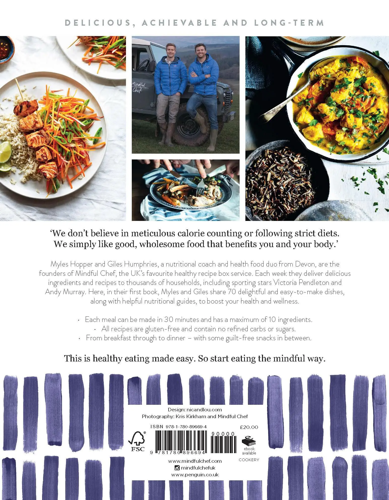 Rückseite: 9781780896694 | Mindful Chef | Giles Humphries (u. a.) | Buch | Gebunden | Englisch