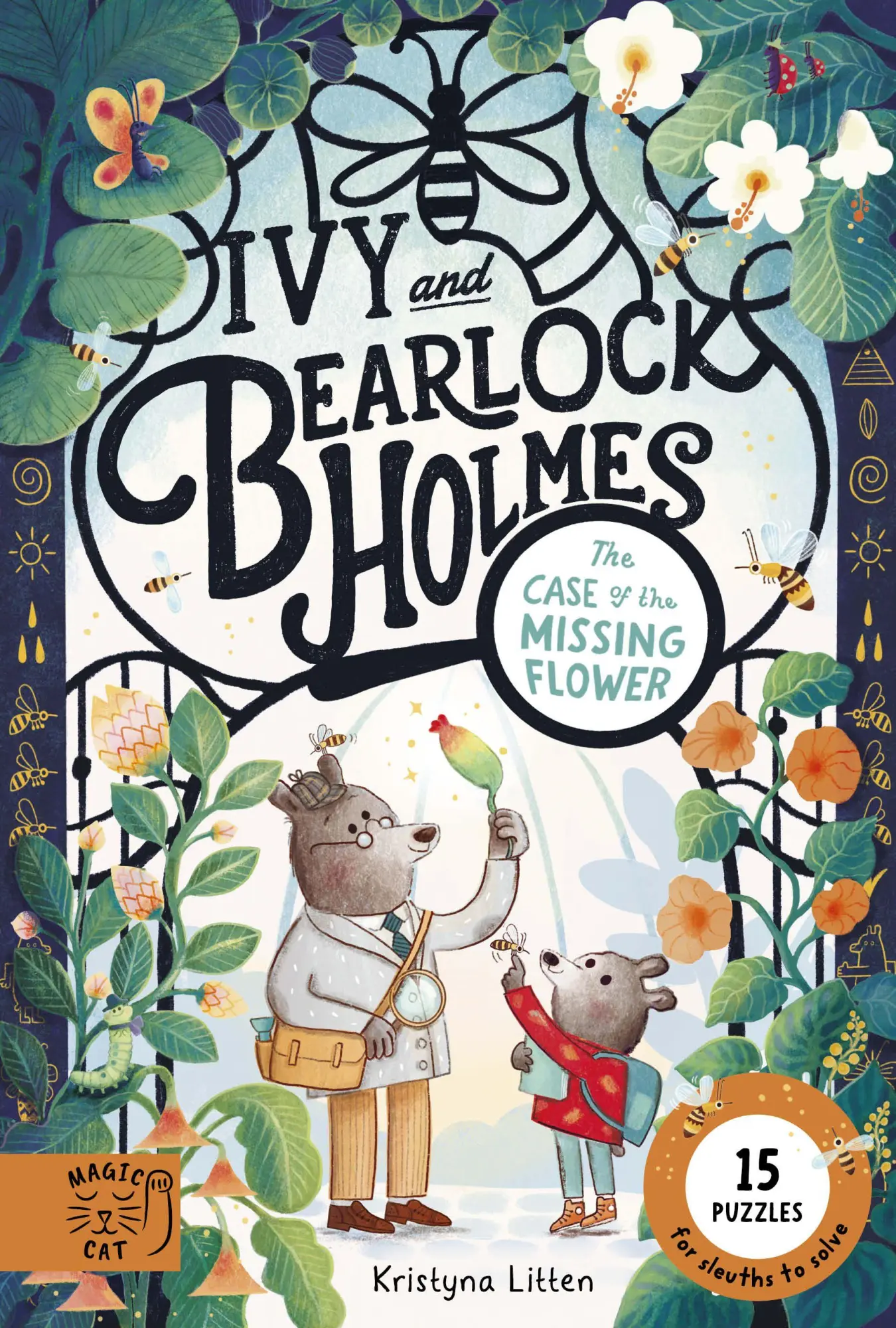 Cover: 9781917366694 | The Case of the Missing Flower (Ivy and Bearlock 1) | Kristyna Litten