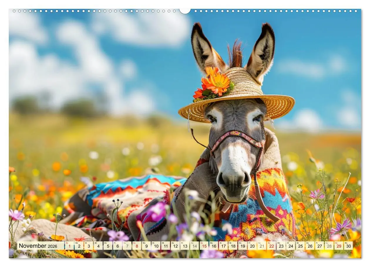 Bild: 9783457406694 | Esel mit Hut! Blumige Eleganz für ein modisches Märchen...