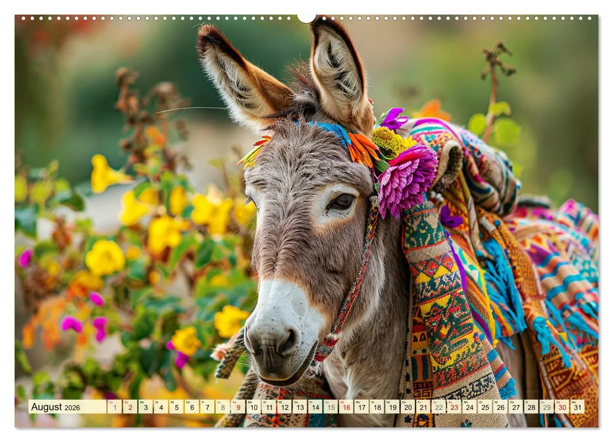 Bild: 9783457406694 | Esel mit Hut! Blumige Eleganz für ein modisches Märchen...