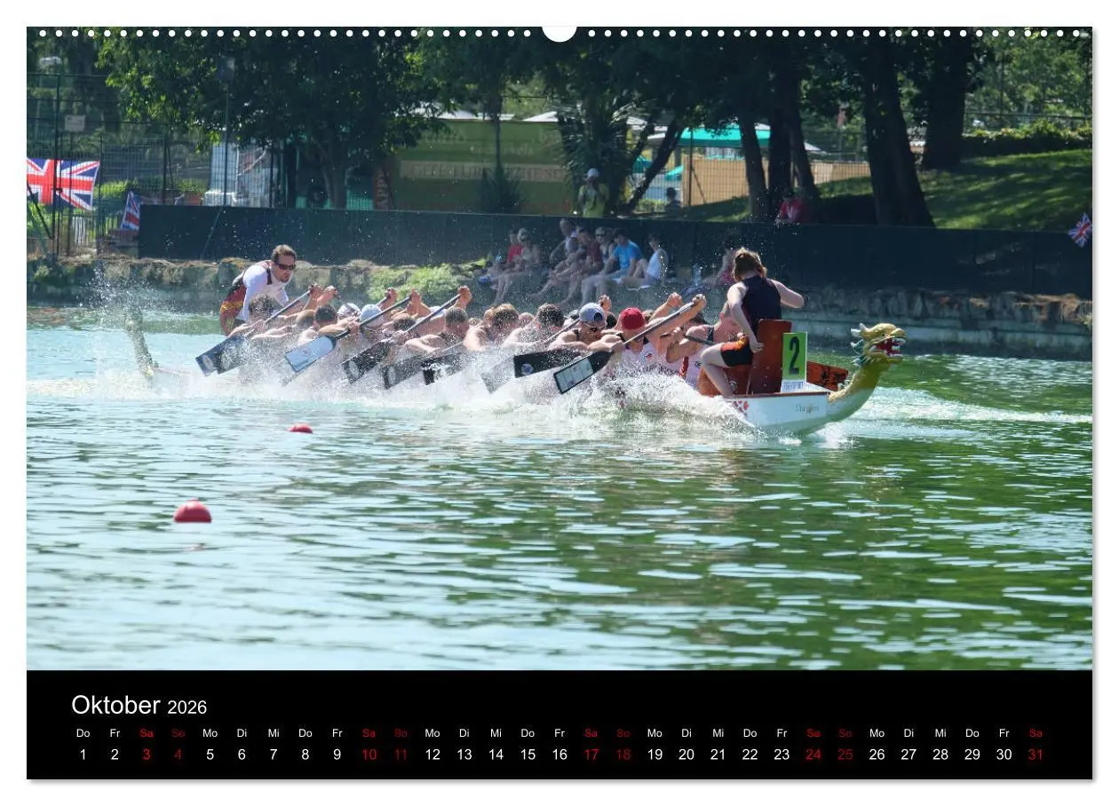 Bild: 9783457886694 | Drachenboot - MissionRome (Wandkalender 2026 DIN A2 quer), CALVENDO...
