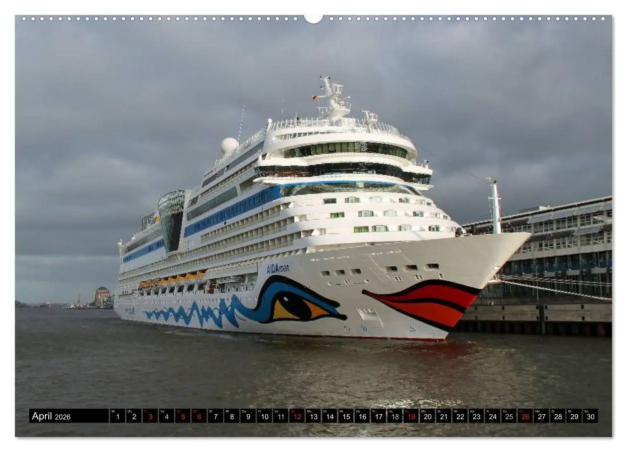 Bild: 9783516116694 | Kreuzfahrtschiffe in Hamburg (Wandkalender 2026 DIN A2 quer),...