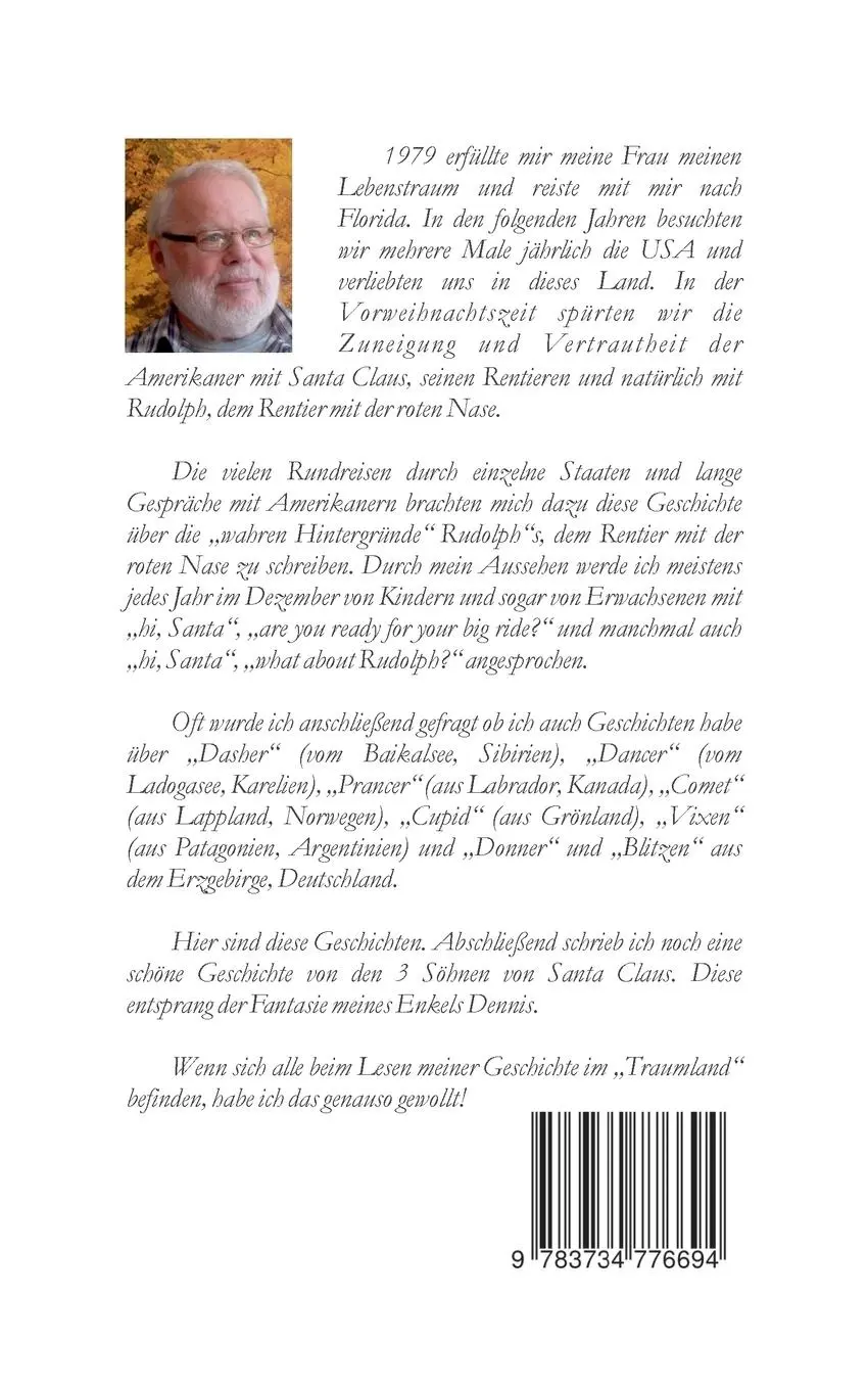 Rückseite: 9783734776694 | Santa`s Rentiercrew | Manfred Hellweg | Taschenbuch | 120 S. | Deutsch