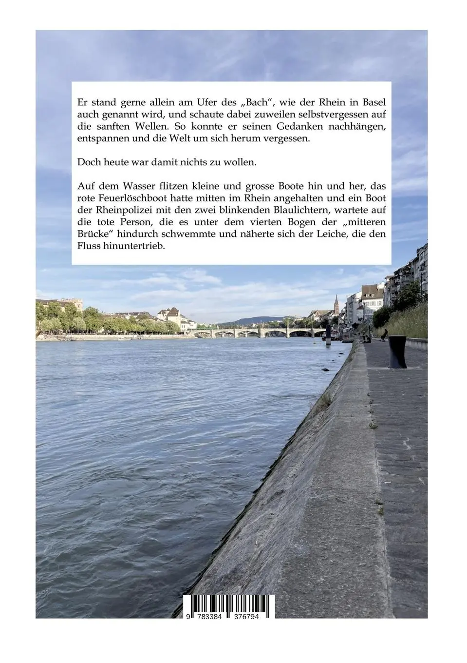 Rückseite: 9783384376794 | Stiller Rhein | Kriminalroman | Urs Herzog | Taschenbuch | 296 S.