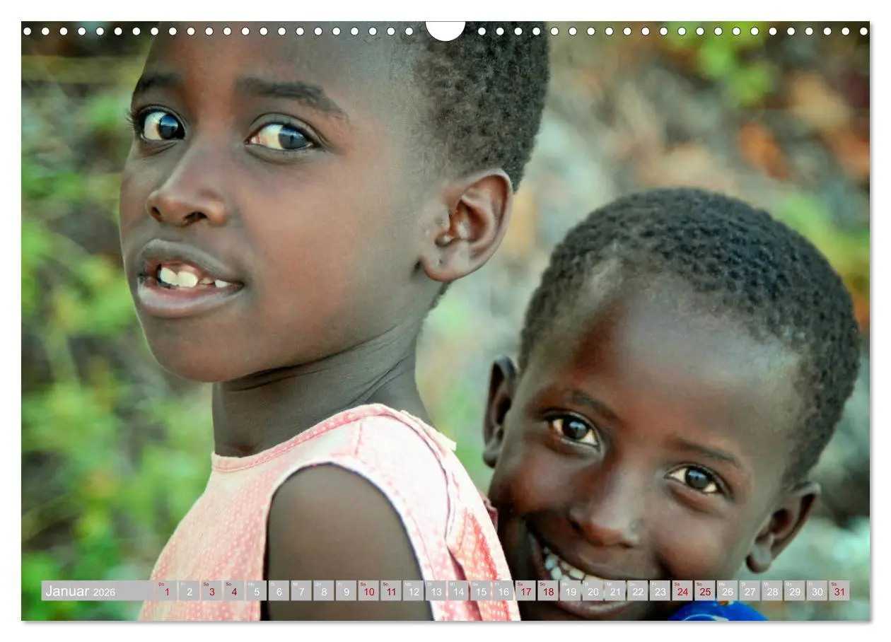 Bild: 9783457706794 | Kinderaugen aus Afrika (Wandkalender 2026 DIN A3 quer), CALVENDO...