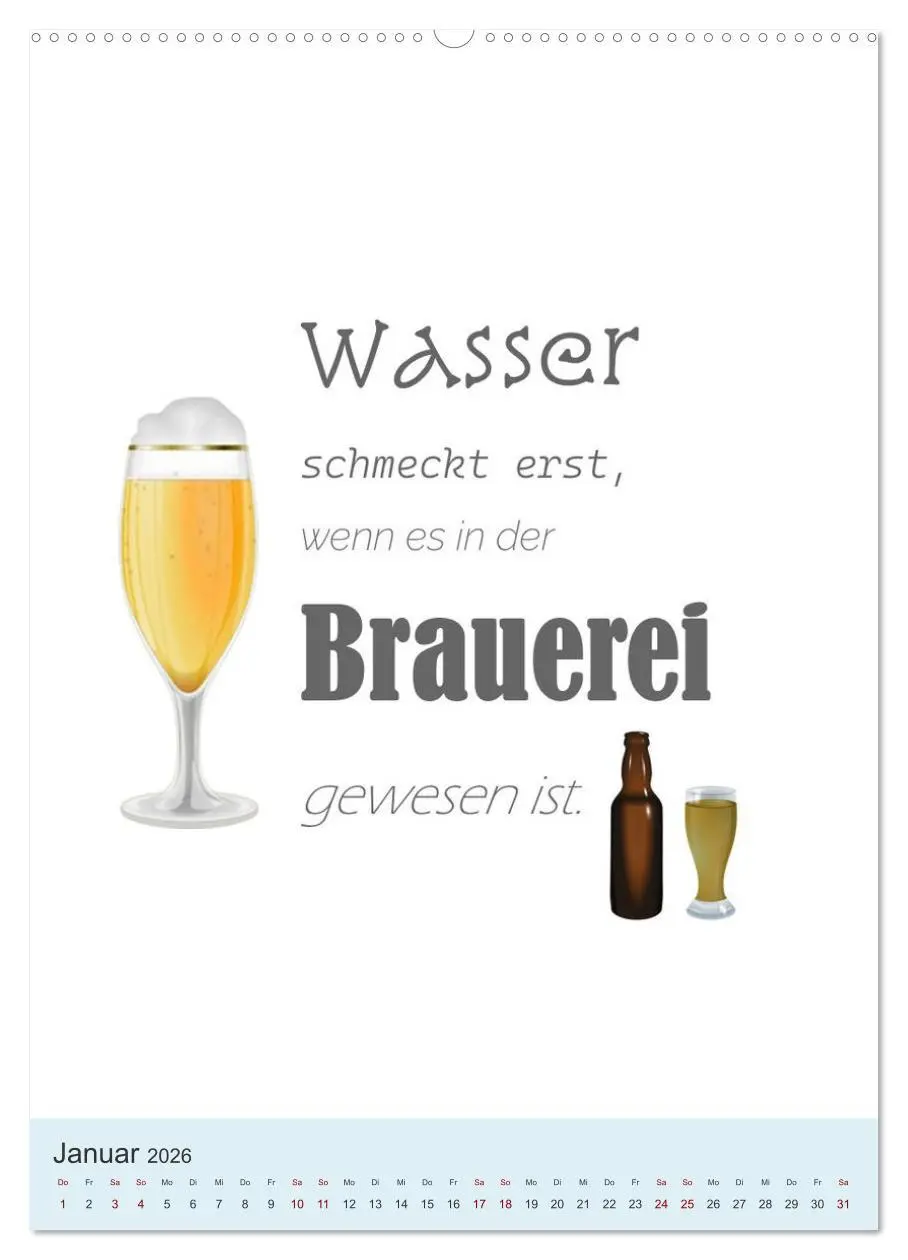 Bild: 9783516346794 | TRINKSPRÜCHE rund um Bier, Wein und Co. ... (Wandkalender 2026 DIN...
