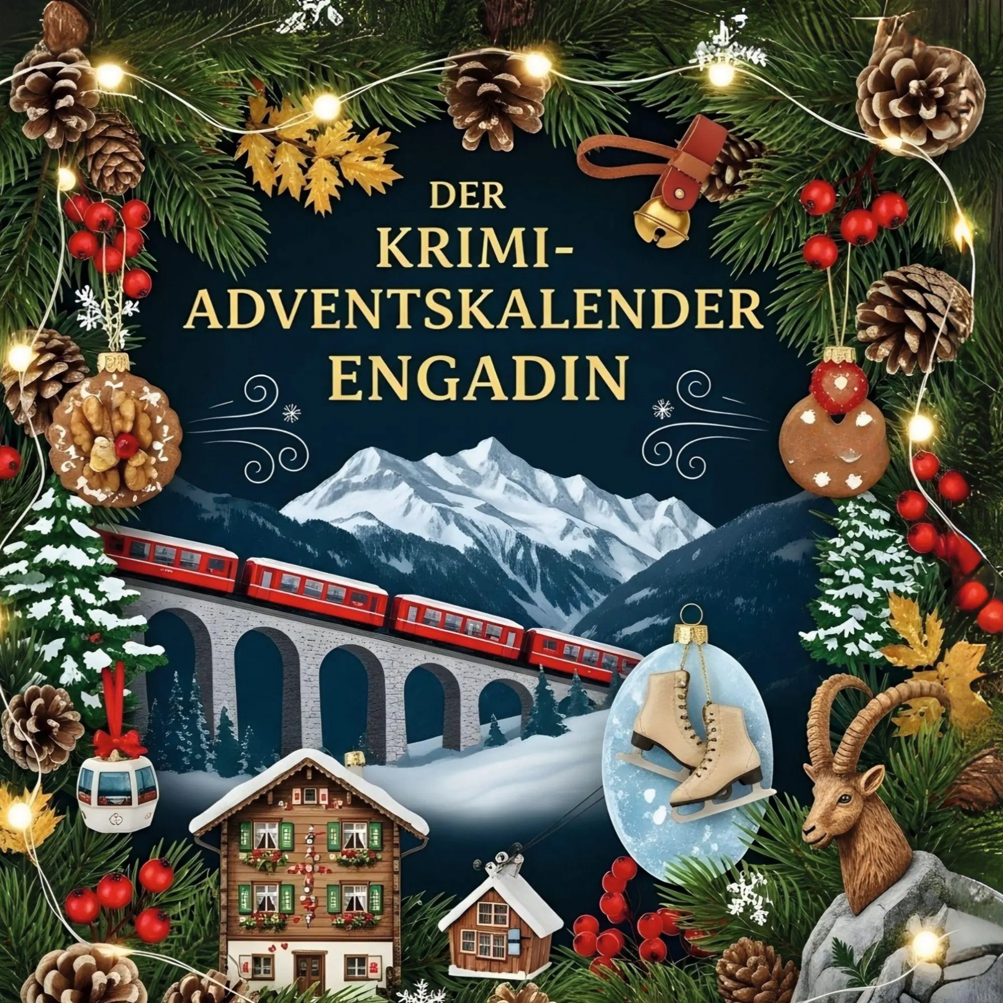Cover: 9783695306794 | Der Krimi-Adventskalender Engadin | Mordsverdächtig in 24 Akten | Buch