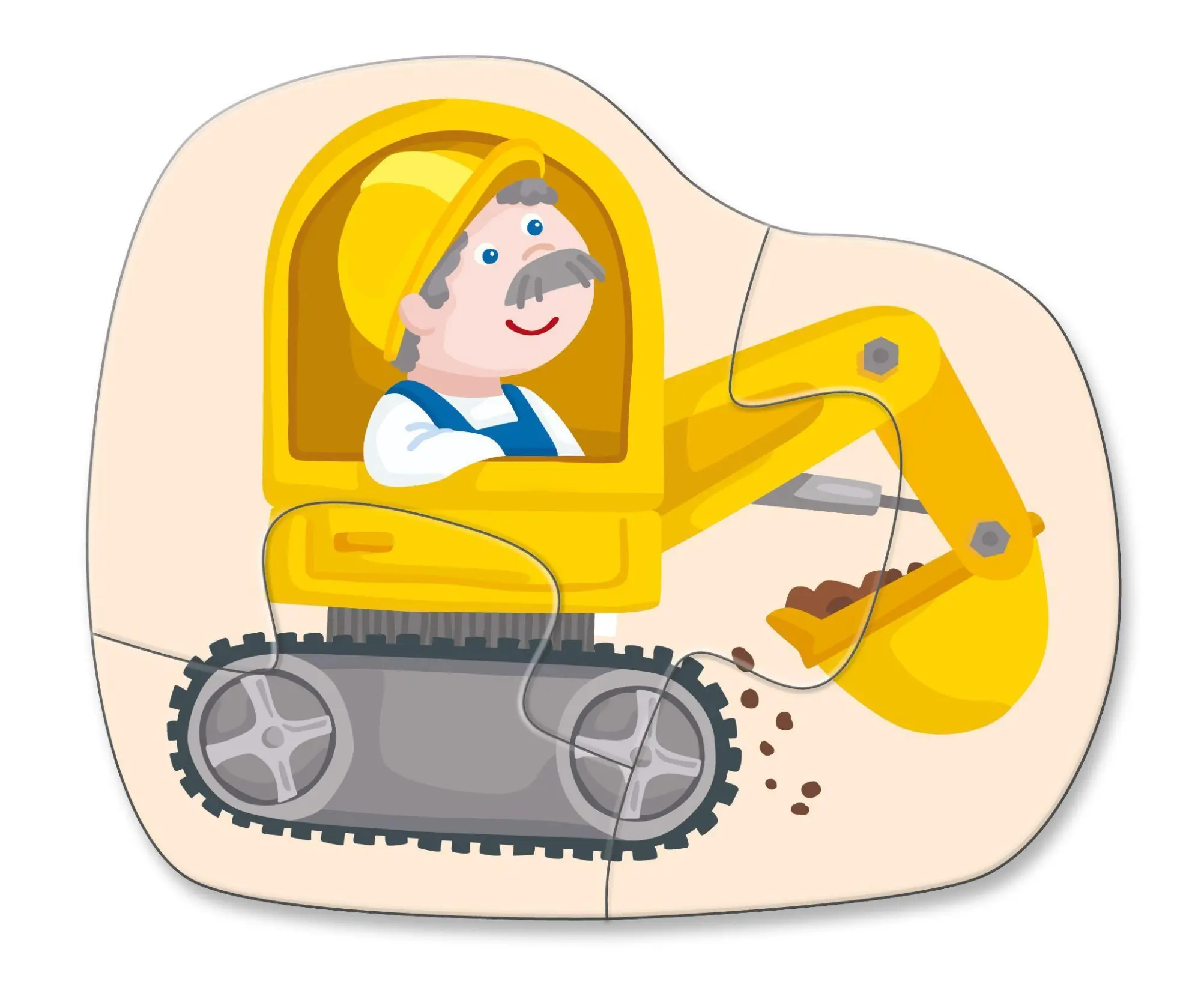 Bild: 4010168256894 | 4 erste Puzzles - Baustelle | Spiel | 1306181001 | Deutsch | 2021