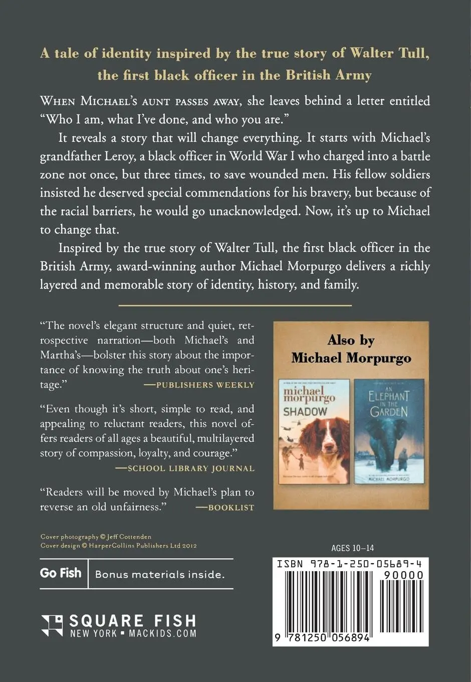 Rückseite: 9781250056894 | Medal for Leroy | Michael Morpurgo | Taschenbuch | Englisch | 2015