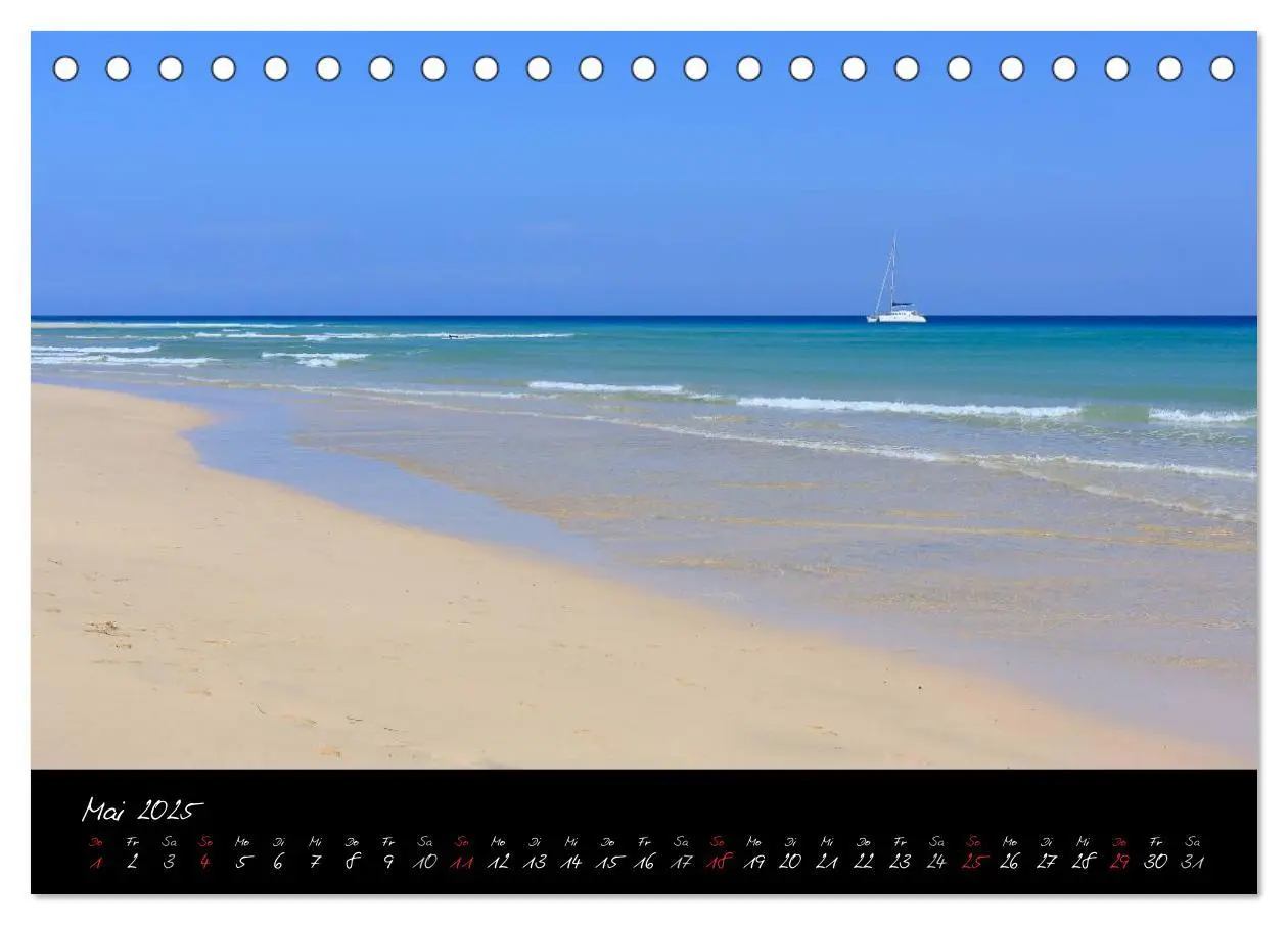 Bild: 9783435776894 | Fuerteventura (Tischkalender 2025 DIN A5 quer), CALVENDO...