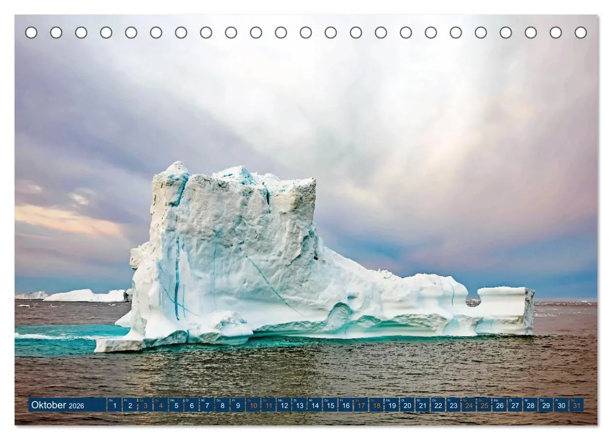 Bild: 9783457486894 | Berge aus Eis (Tischkalender 2026 DIN A5 quer), CALVENDO...