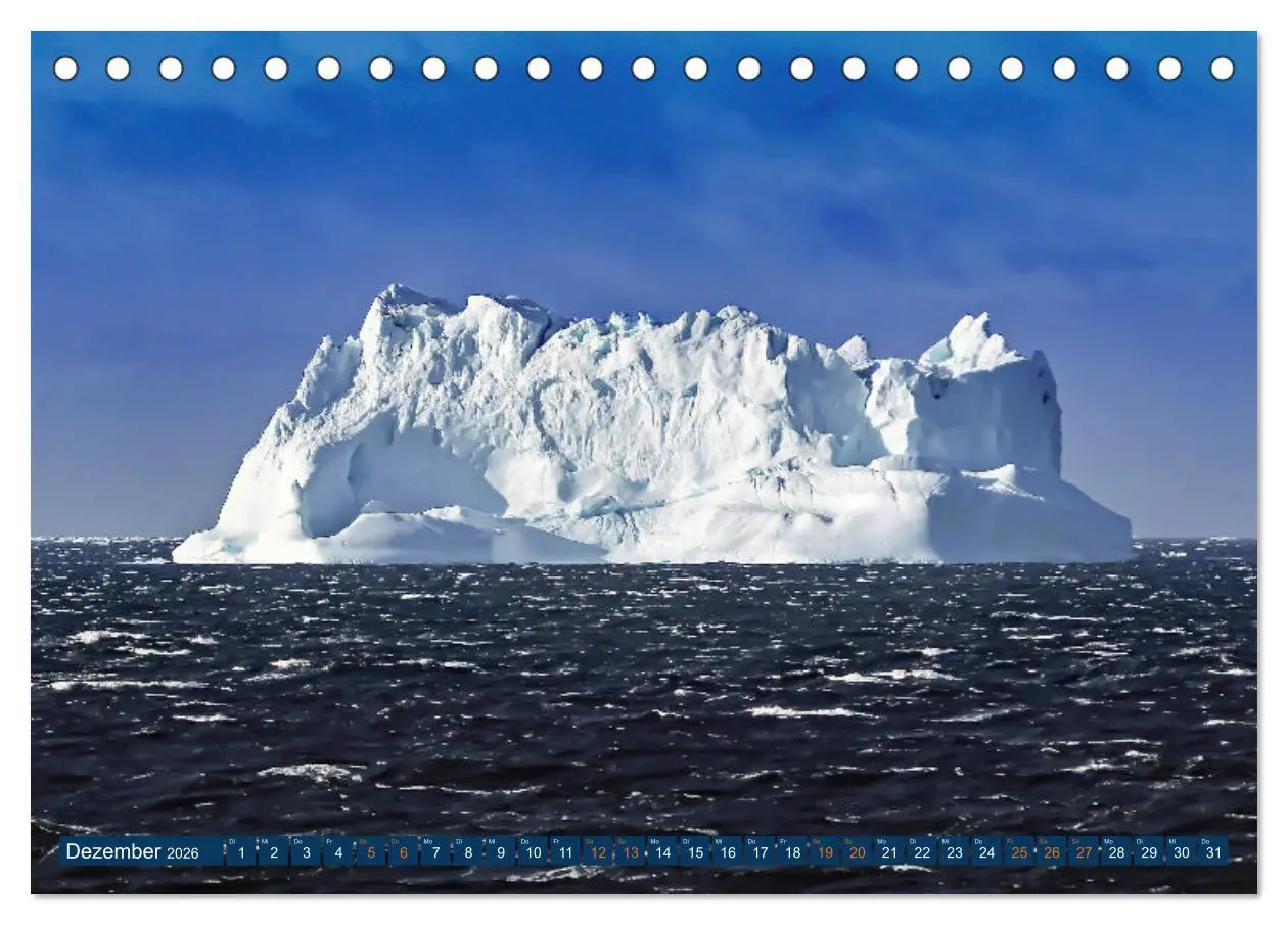 Bild: 9783457486894 | Berge aus Eis (Tischkalender 2026 DIN A5 quer), CALVENDO...