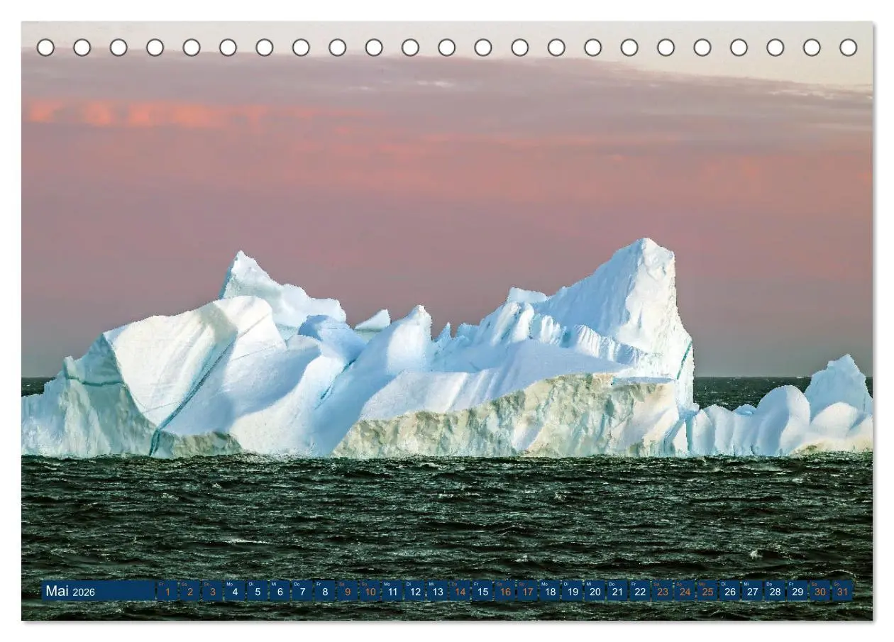 Bild: 9783457486894 | Berge aus Eis (Tischkalender 2026 DIN A5 quer), CALVENDO...