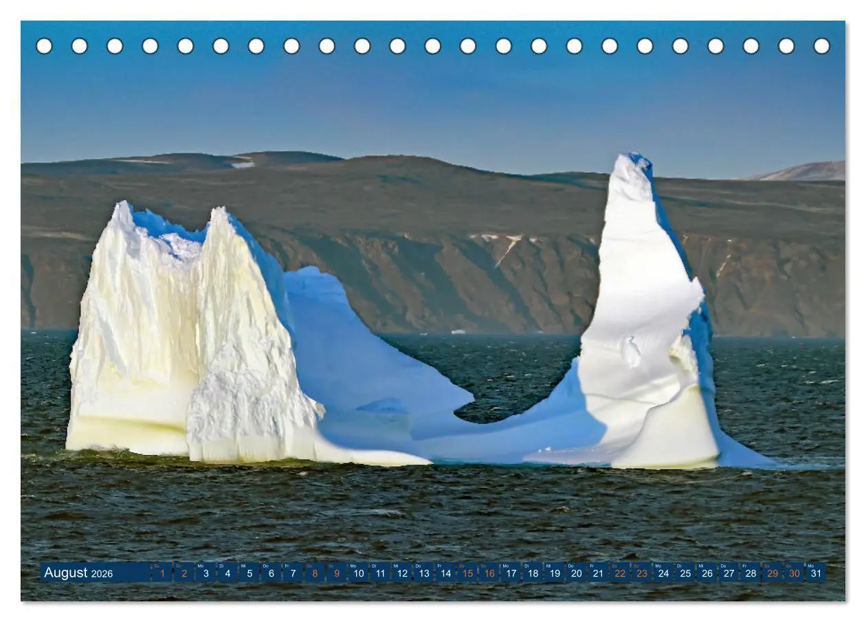 Bild: 9783457486894 | Berge aus Eis (Tischkalender 2026 DIN A5 quer), CALVENDO...