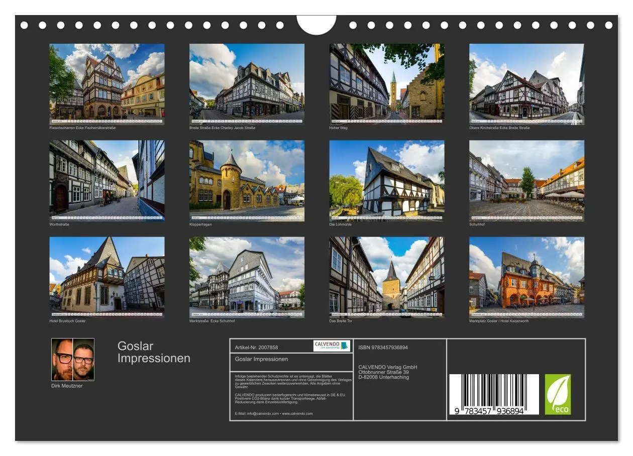 Bild: 9783457936894 | Goslar Impressionen (Wandkalender 2026 DIN A4 quer), CALVENDO...