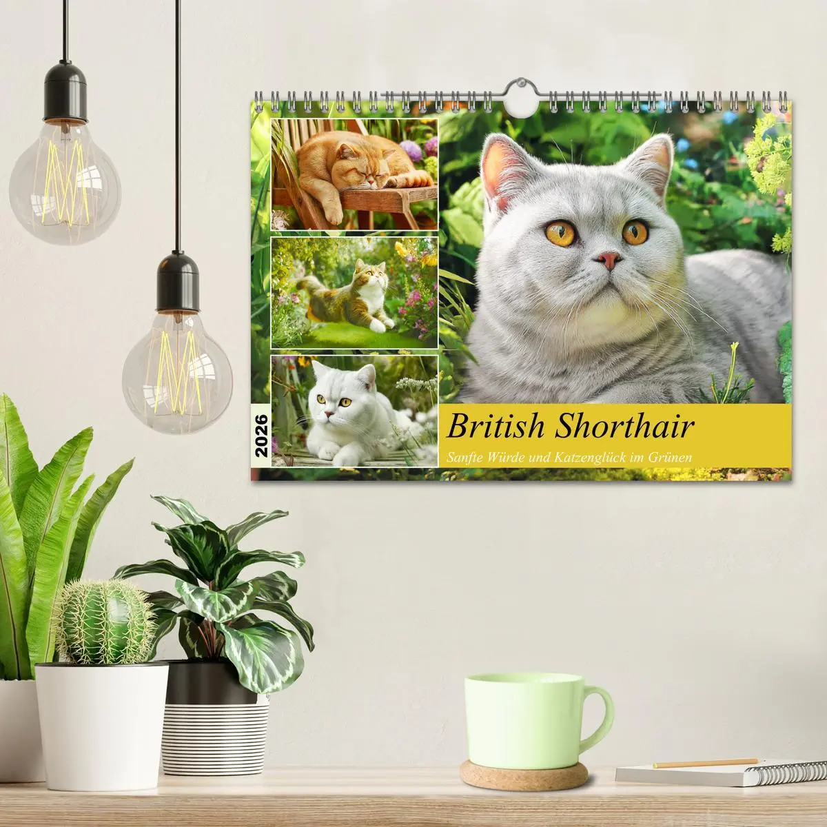 Bild: 9783516026894 | British Shorthair. Sanfte Würde und Katzenglück im Grünen...