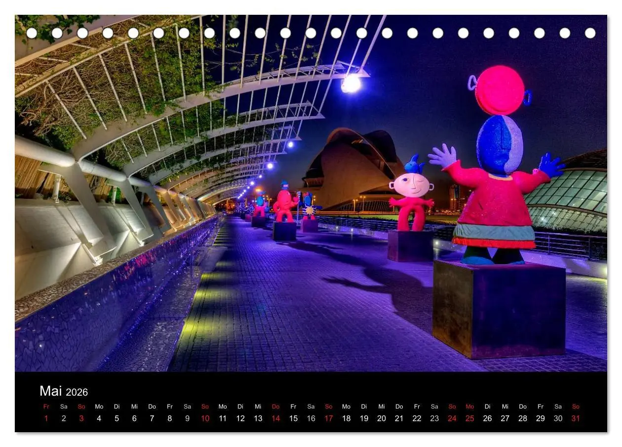 Bild: 9783516196894 | Moderne Architektur in Valencia (Tischkalender 2026 DIN A5 quer),...