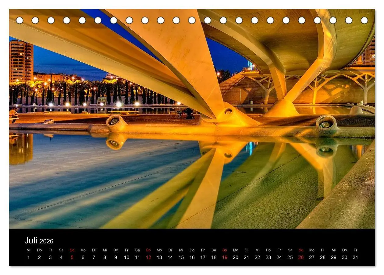 Bild: 9783516196894 | Moderne Architektur in Valencia (Tischkalender 2026 DIN A5 quer),...