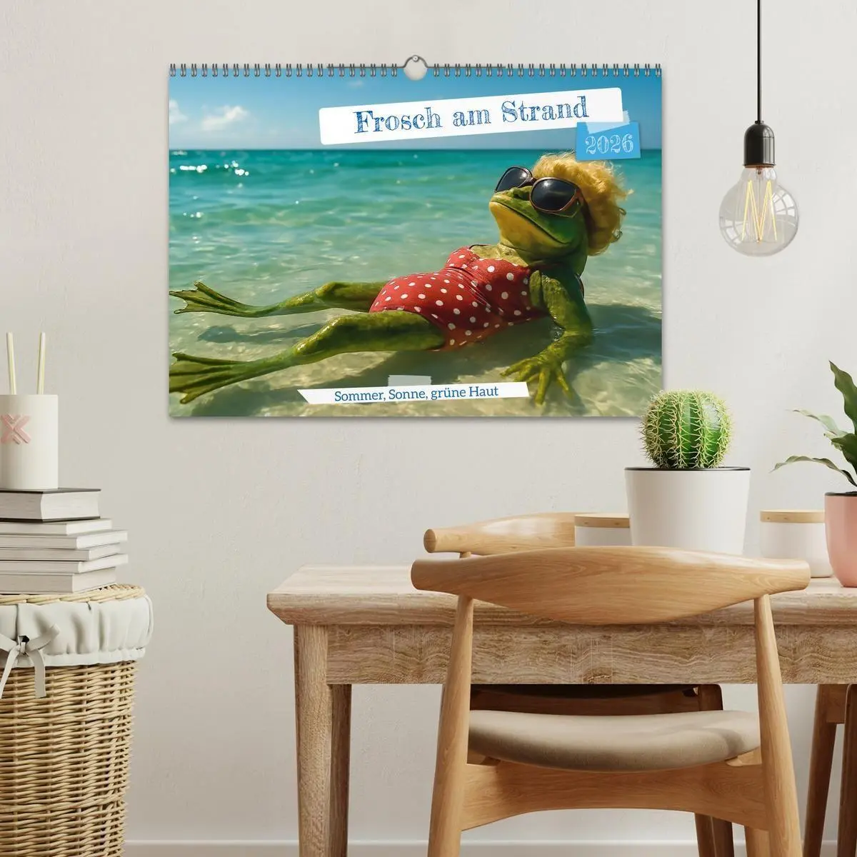 Bild: 9783516716894 | Frosch am Strand - Sommer, Sonne, grüne Haut (Wandkalender 2026 DIN...