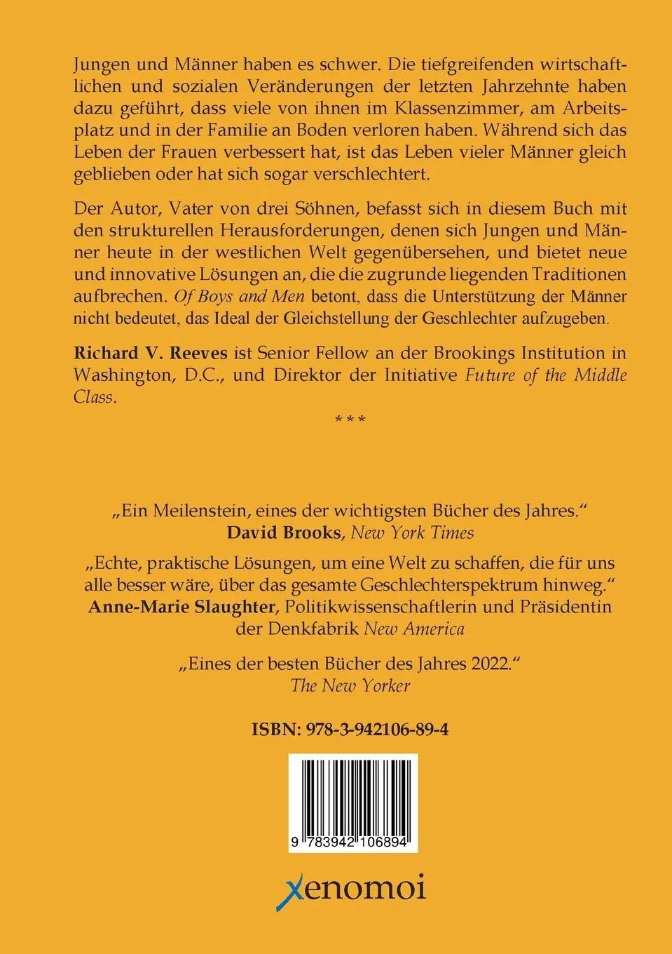 Rückseite: 9783942106894 | Von Jungen und Männern. Warum der moderne Mann Probleme hat, warum...