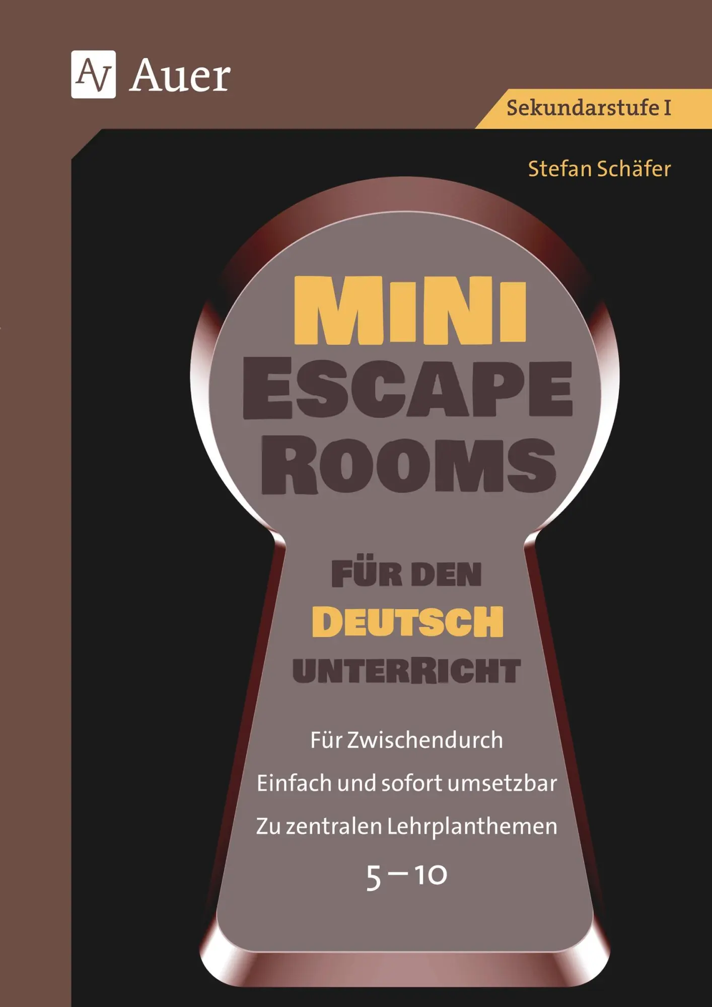 Cover: 9783403086994 | Mini-Escape Rooms für den Deutschunterricht | Stefan Schäfer | 90 S.