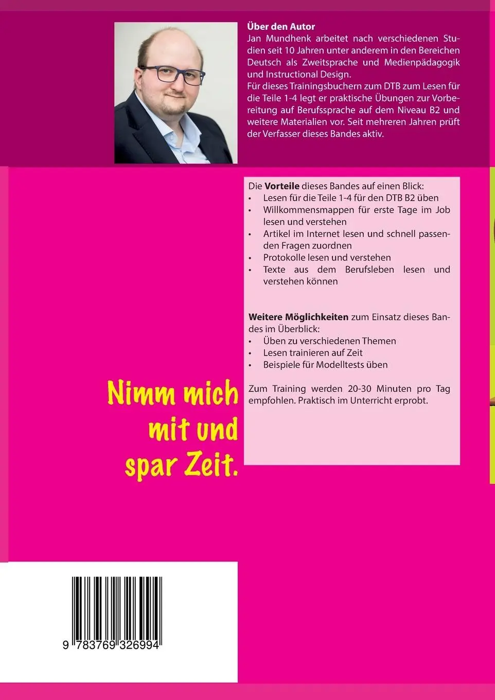 Rückseite: 9783769326994 | Fit werden für DTB B2: Lesen | Teile 1-4 | Jan Mundhenk | Taschenbuch