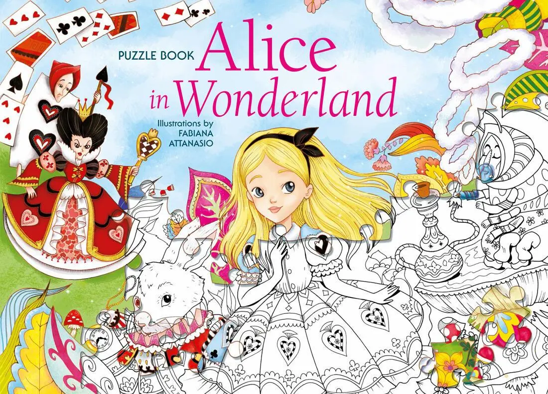 Cover: 9788854416994 | Alice in Wonderland Puzzle Book | Fabiana Attanasio | Buch | Gebunden