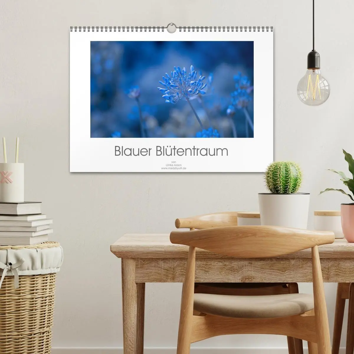 Bild: 9783457817094 | Blauer Blütentraum (Wandkalender 2026 DIN A3 quer), CALVENDO...