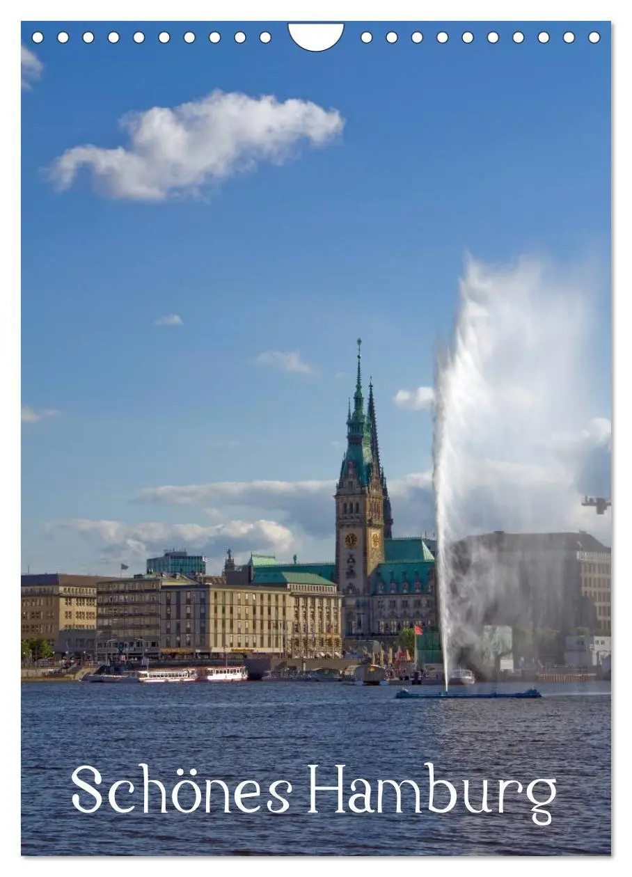 Cover: 9783516457094 | Schönes Hamburg (Wandkalender 2026 DIN A4 hoch), CALVENDO...