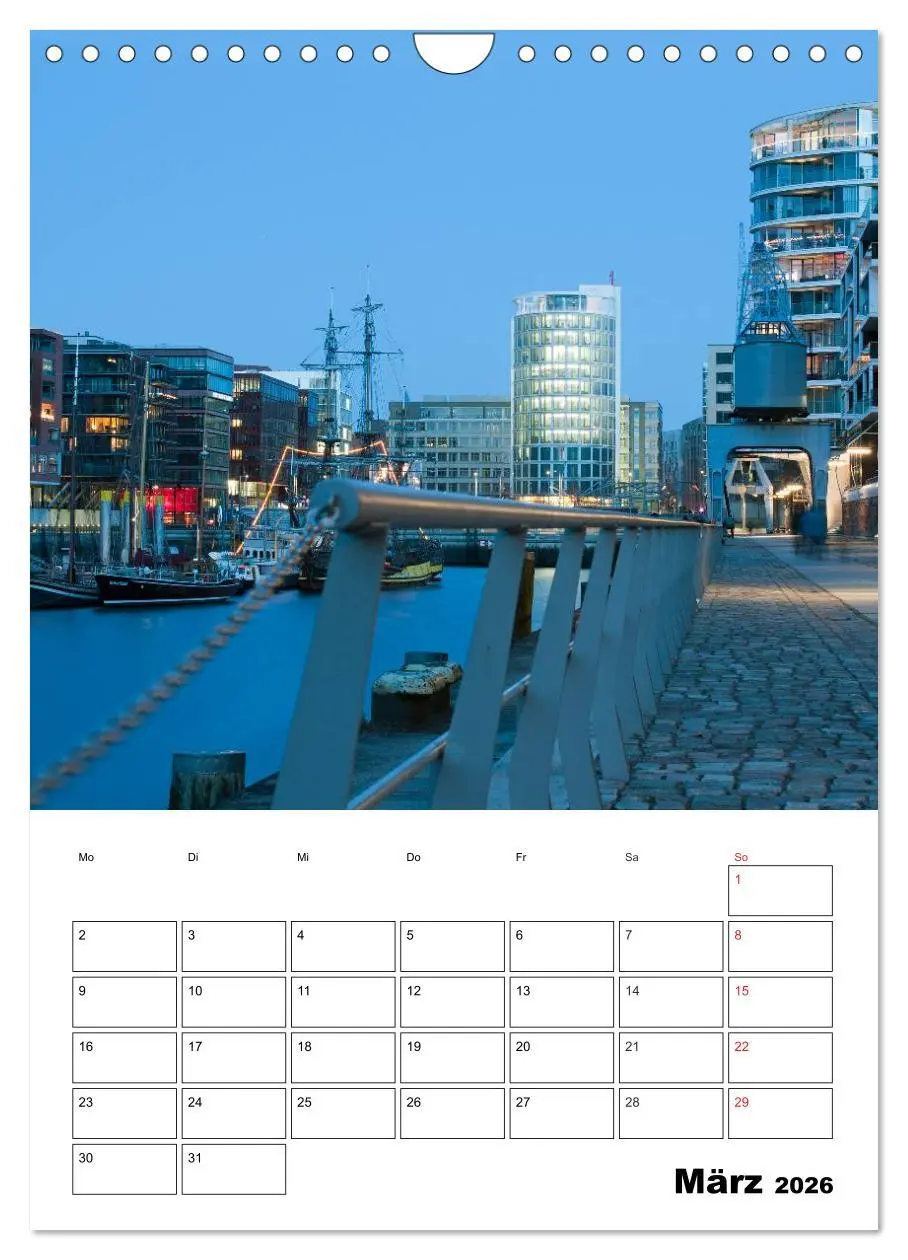 Bild: 9783516457094 | Schönes Hamburg (Wandkalender 2026 DIN A4 hoch), CALVENDO...