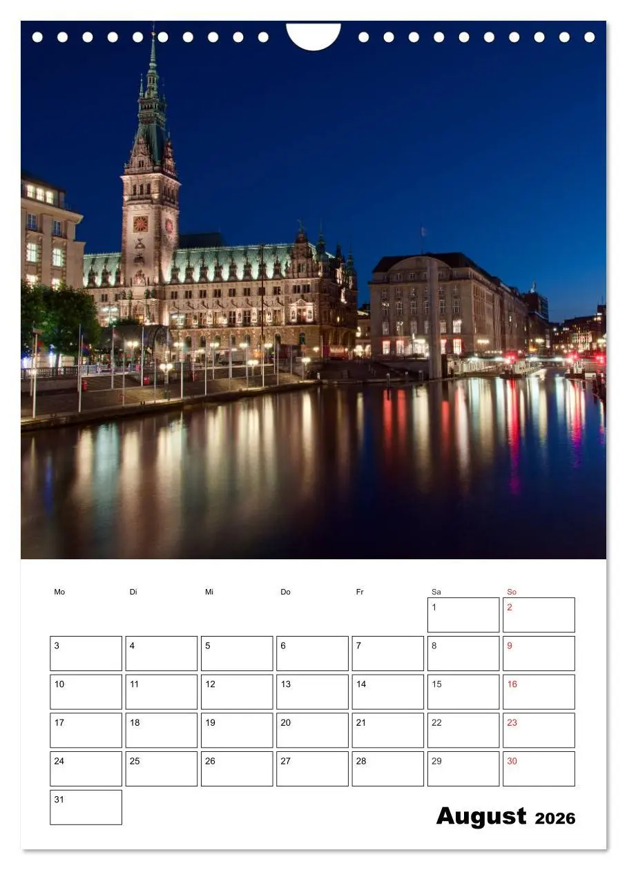 Bild: 9783516457094 | Schönes Hamburg (Wandkalender 2026 DIN A4 hoch), CALVENDO...