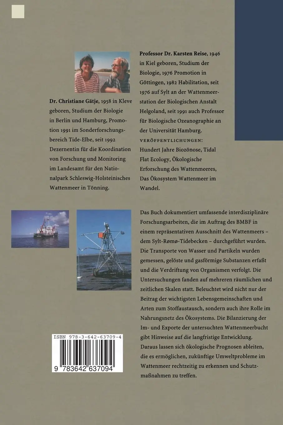 Rückseite: 9783642637094 | Ökosystem Wattenmeer / The Wadden Sea Ecosystem | H. Asmus (u. a.)