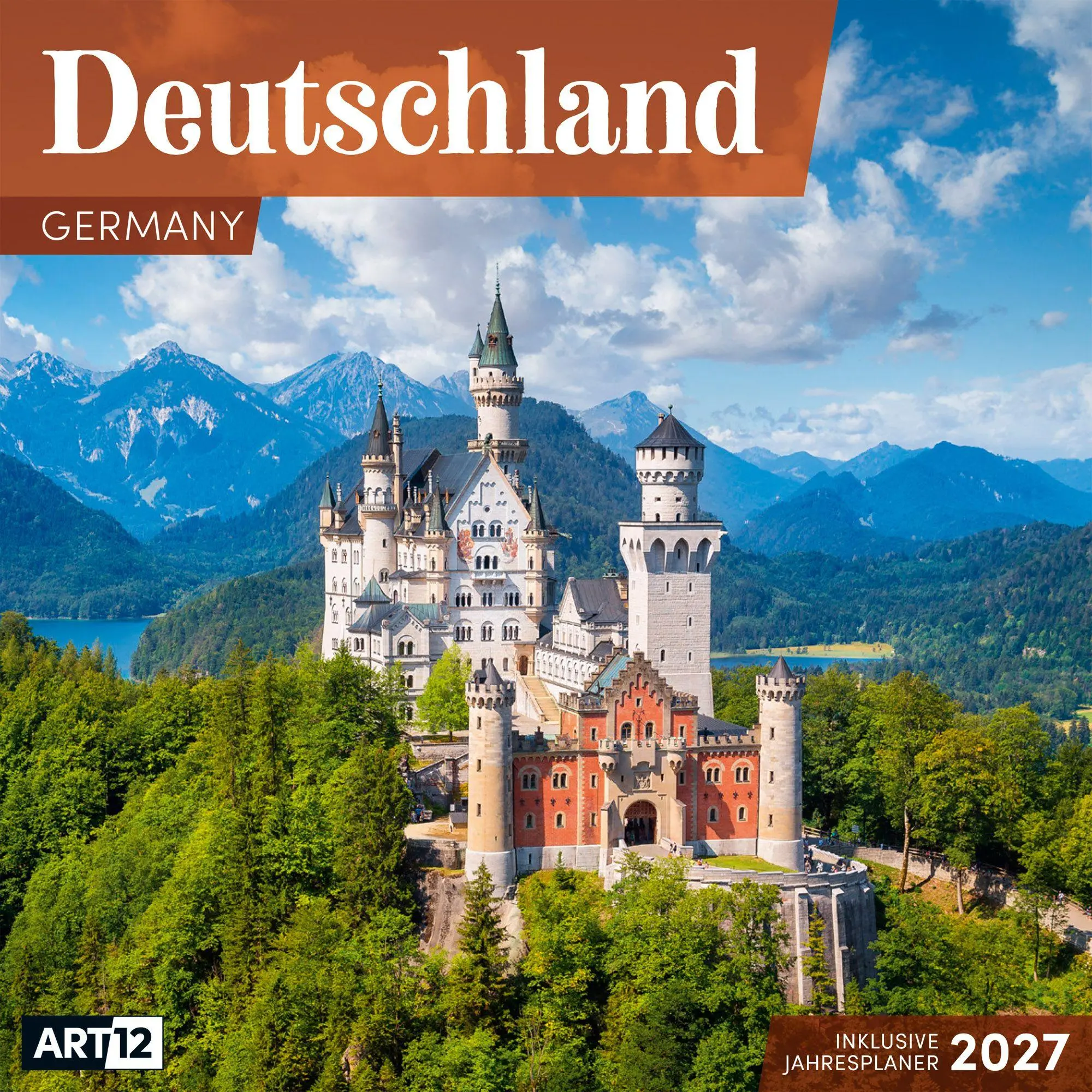 Cover: 9783838447094 | Deutschland Kalender 2027 - 30x30 - Art12 | Ackermann Kunstverlag GmbH
