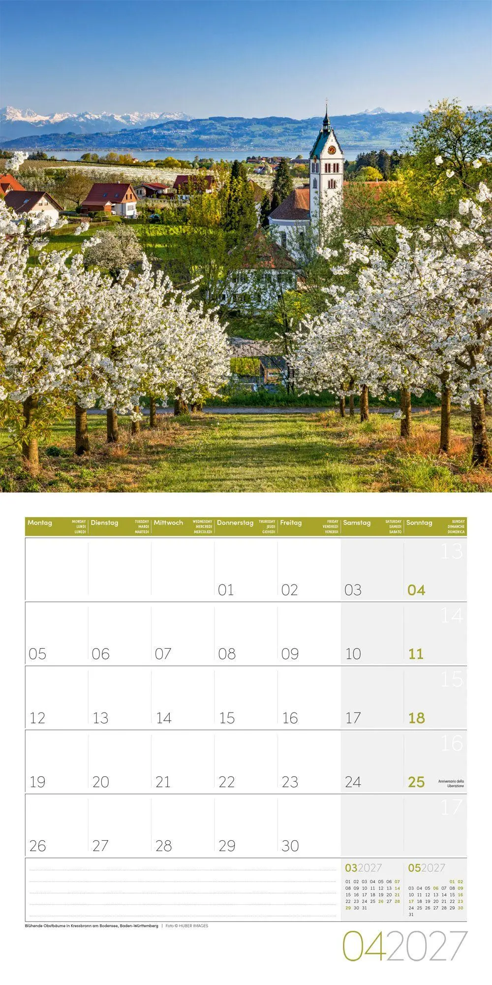 Bild: 9783838447094 | Deutschland Kalender 2027 - 30x30 - Art12 | Ackermann Kunstverlag GmbH