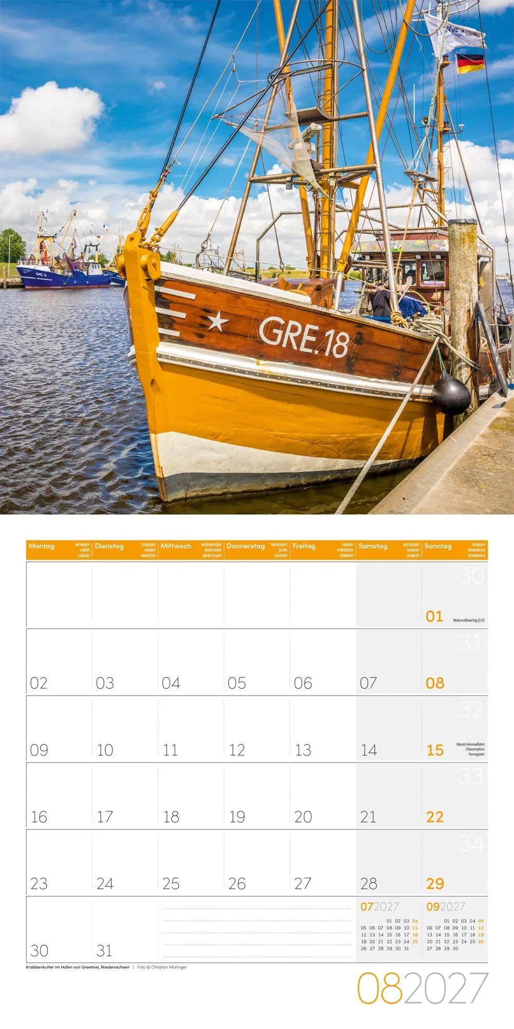 Bild: 9783838447094 | Deutschland Kalender 2027 - 30x30 - Art12 | Ackermann Kunstverlag GmbH