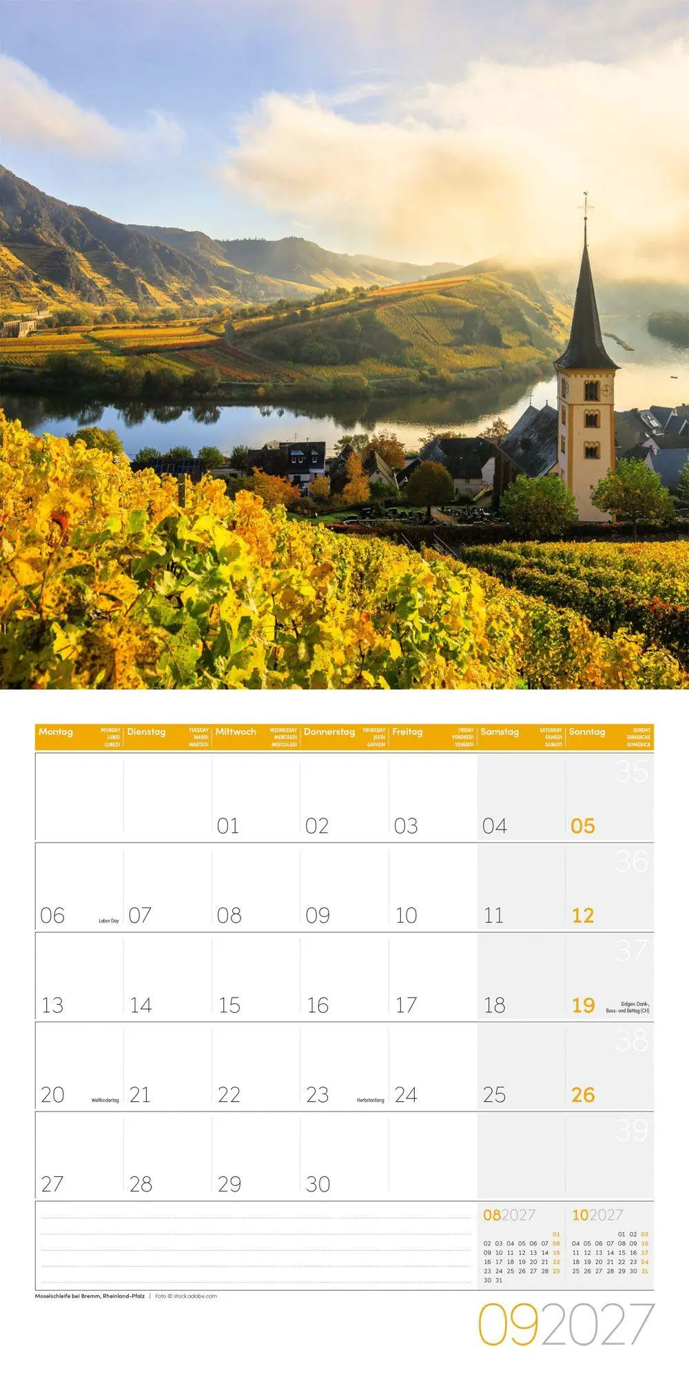 Bild: 9783838447094 | Deutschland Kalender 2027 - 30x30 - Art12 | Ackermann Kunstverlag GmbH