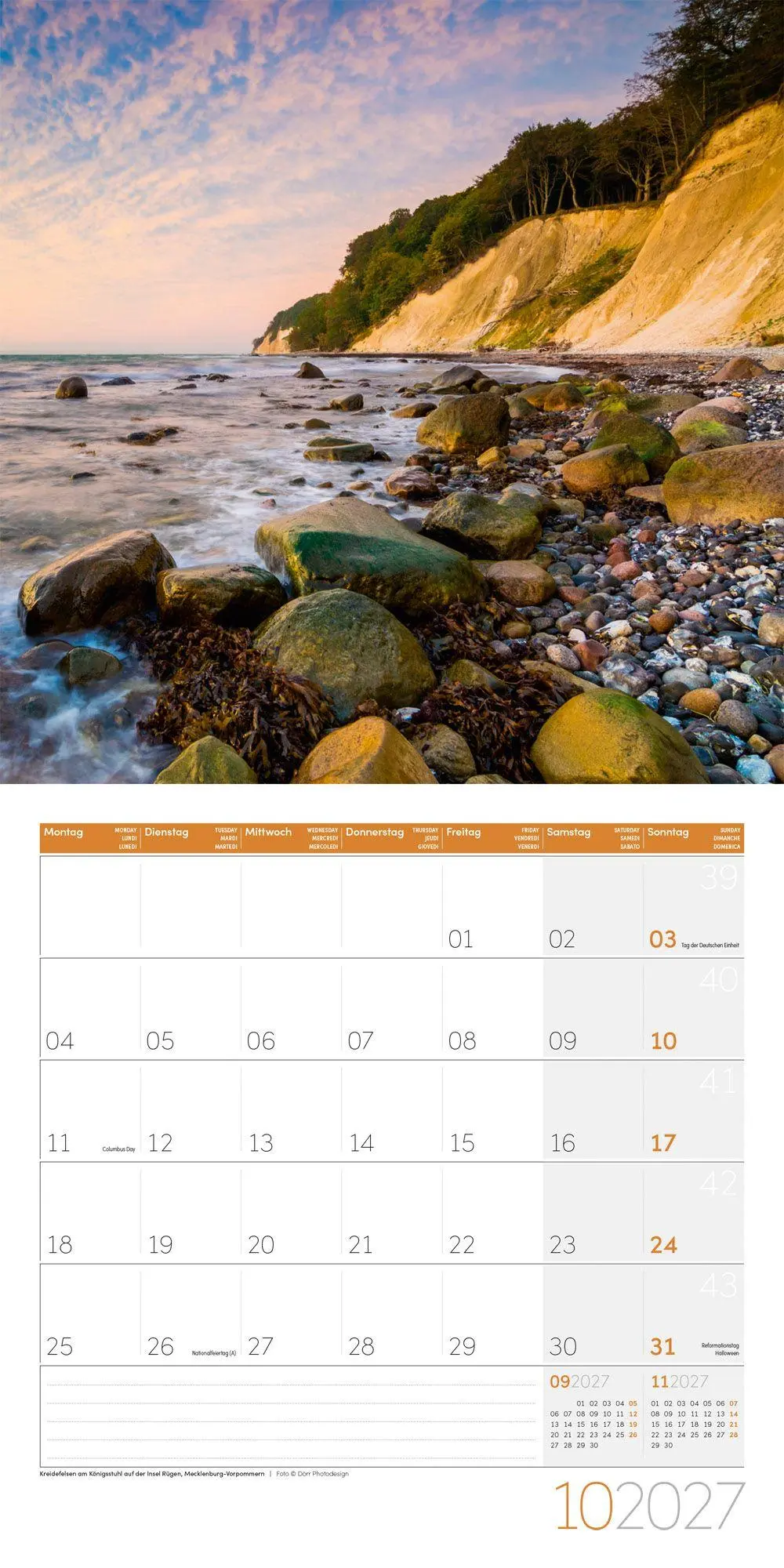 Bild: 9783838447094 | Deutschland Kalender 2027 - 30x30 - Art12 | Ackermann Kunstverlag GmbH