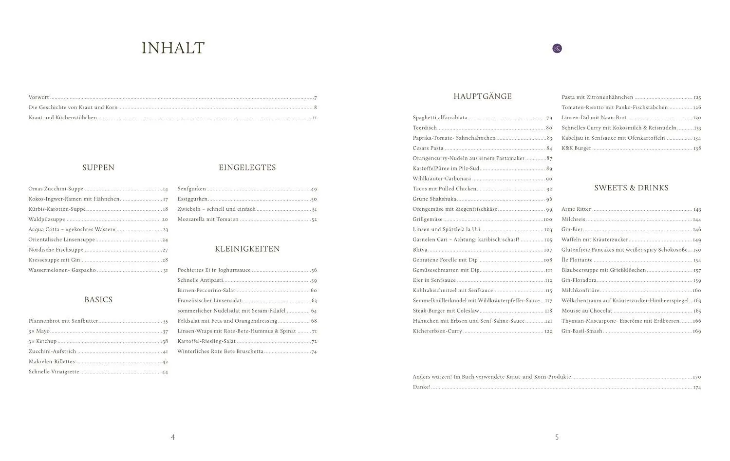 Bild: 9783955407094 | Kraut und Korn | Das Kochbuch | Hendrik Dockhorn | Buch | 176 S.