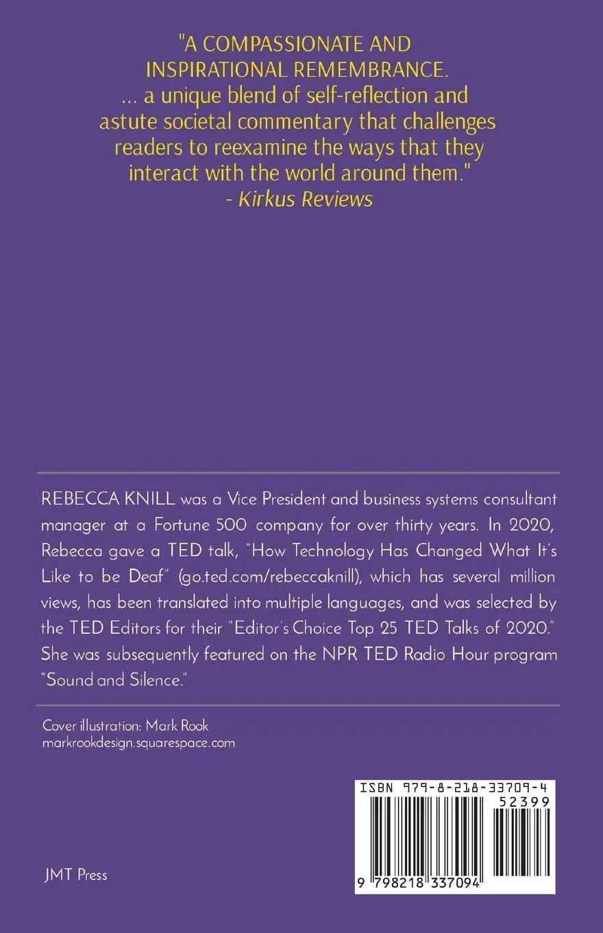 Rückseite: 9798218337094 | Radio Head Gal | a memoir of hearing loss and self-worth | Knill